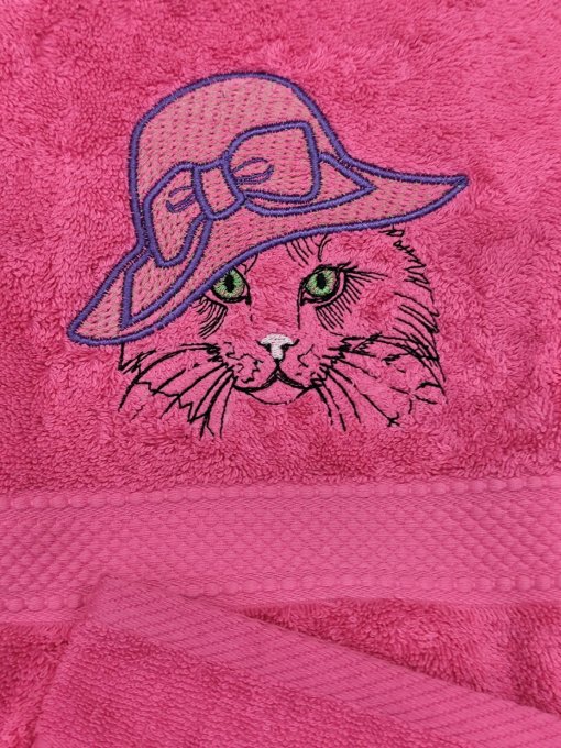 COFFRET  SERVIETTE  BRODEE + GANT   - Copie