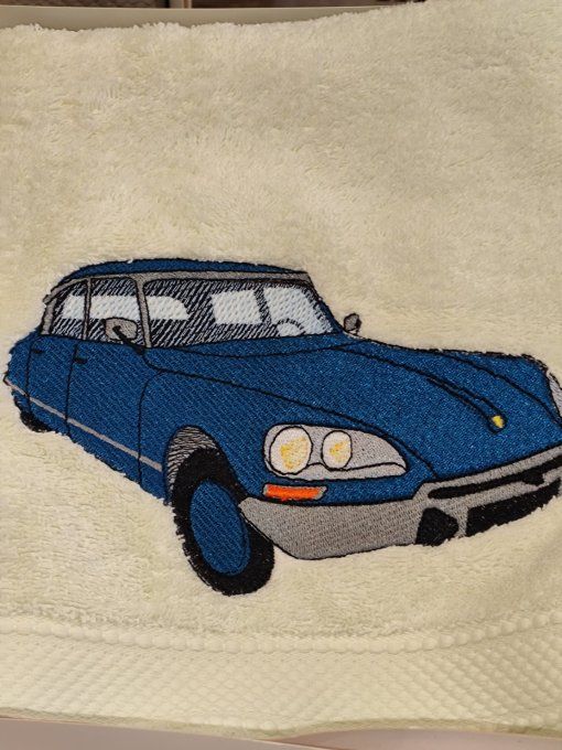 COFFRET  SERVIETTE  BRODEE + GANT   