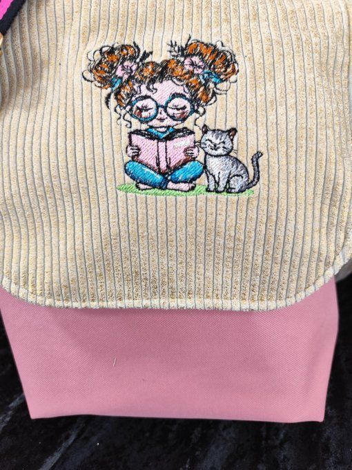 Sac à dos bout'chou  brodé  