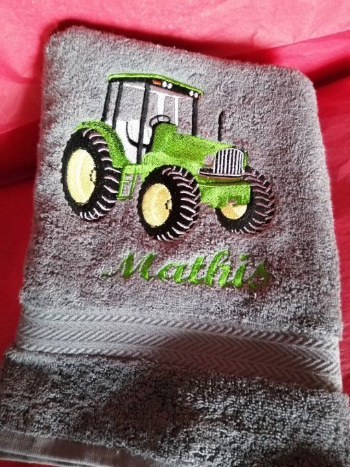 COFFRET SERVIETTE TRACTEUR + GANT 