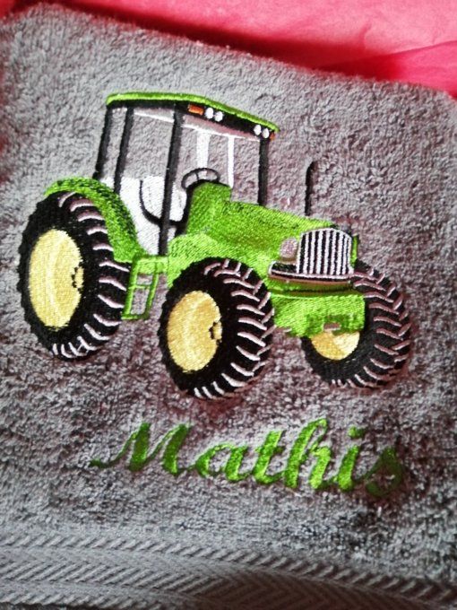 COFFRET SERVIETTE TRACTEUR + GANT 